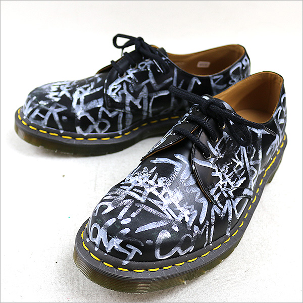 COMME des GARCONS HOMME DEUX ×Dr.Martens 13SS 3ホール落書きペイントラバーソールシューズ