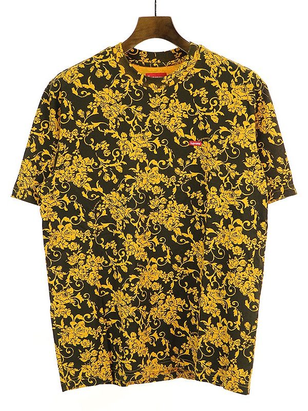 Supreme 20SS Small Box Tee Black Floral