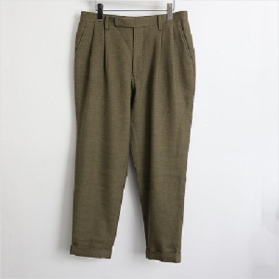 COMOLI 15AW Wool Linen 2tuck Pants