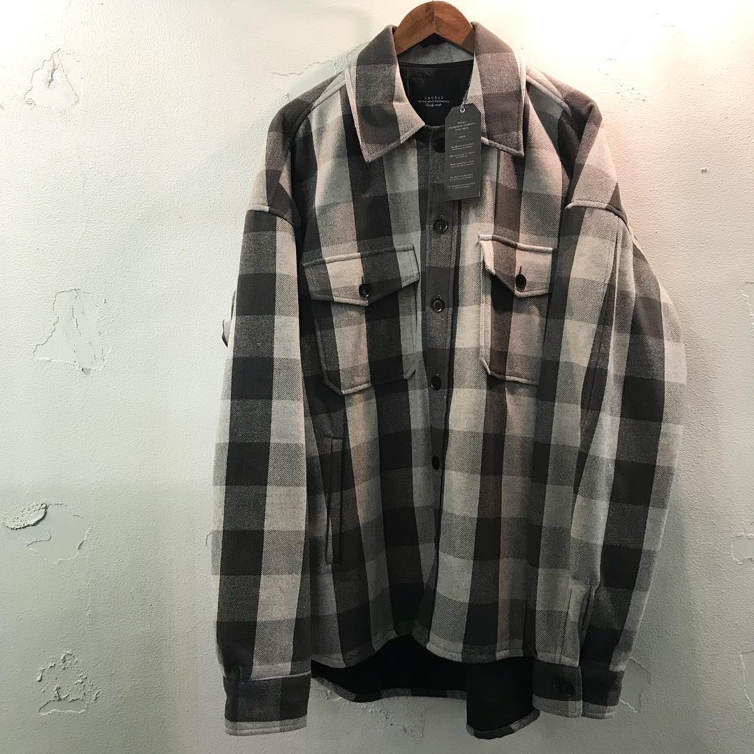 UNUSED 17AW block check shirt jacket