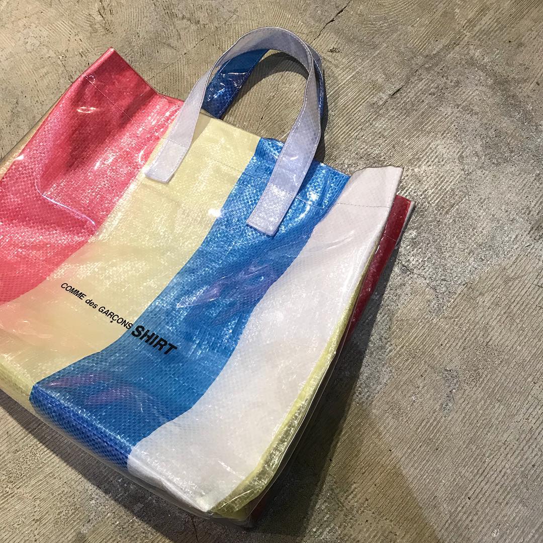 COMME des GARCONS SHIRT 18SS PVC Tote Picnic Sheet