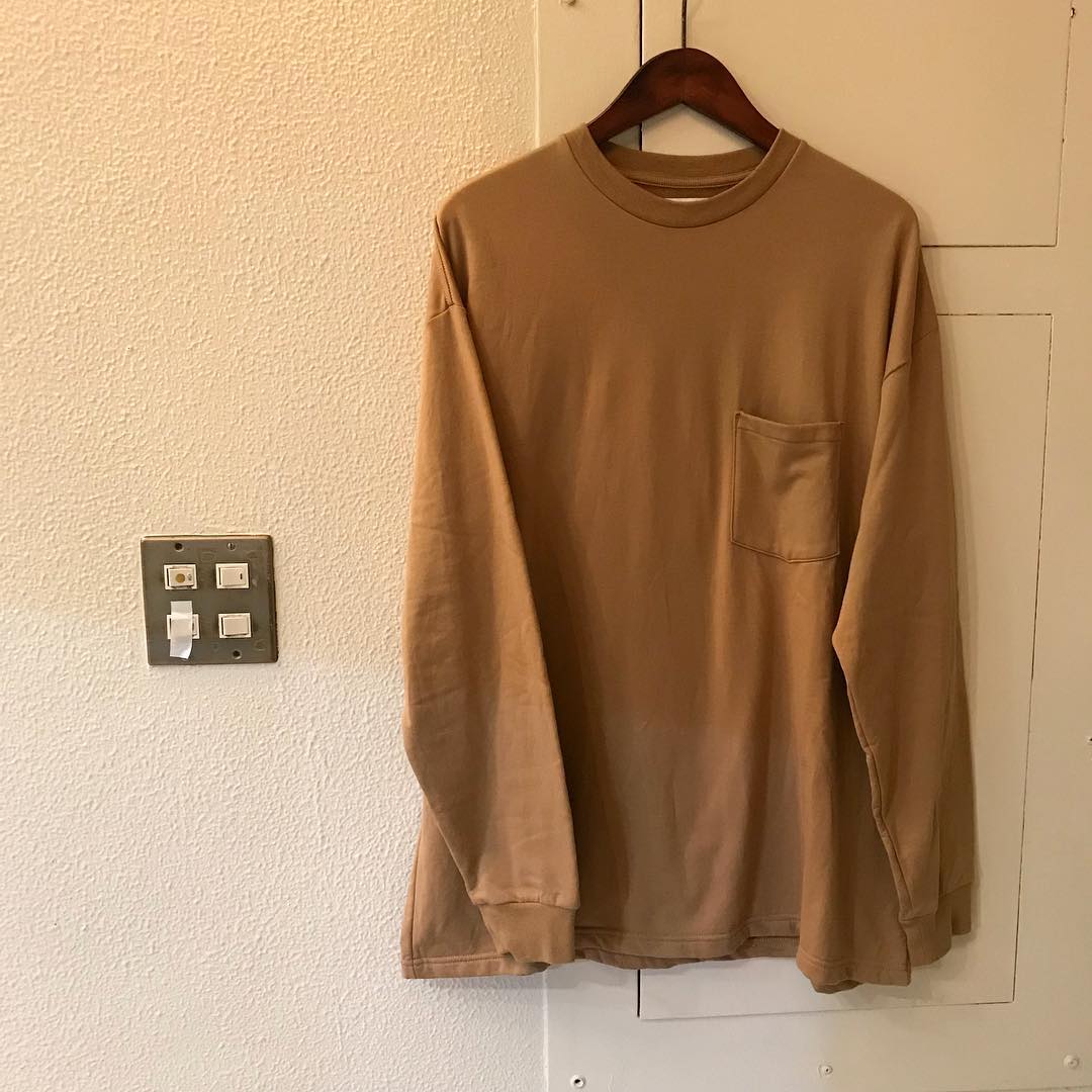 Graphpaper 18AW L/S Pocket Sweat Tee