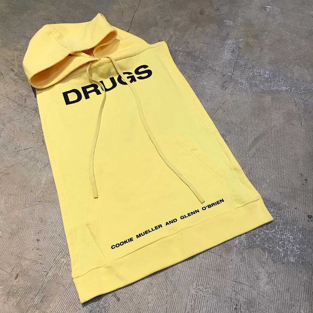 RAF SIMONS 18AW ノースリーブパネルスウェットパーカー