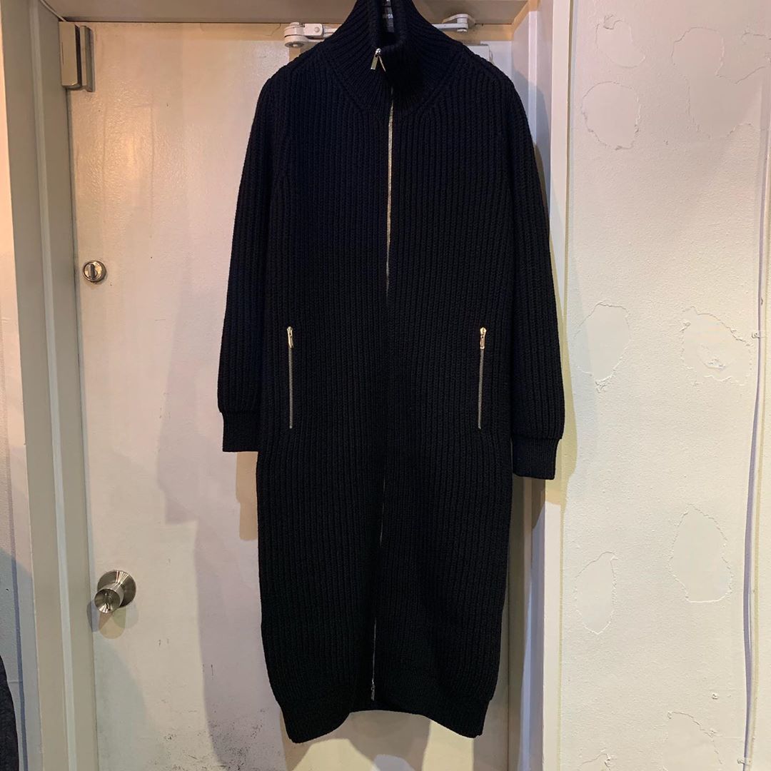 Dior HOMME 17AW Zip Up Long Knit