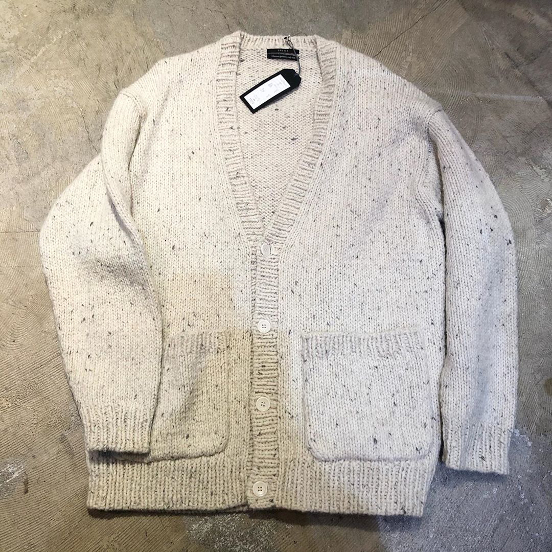 UNUSED 19AW Hand Knit Cardigan