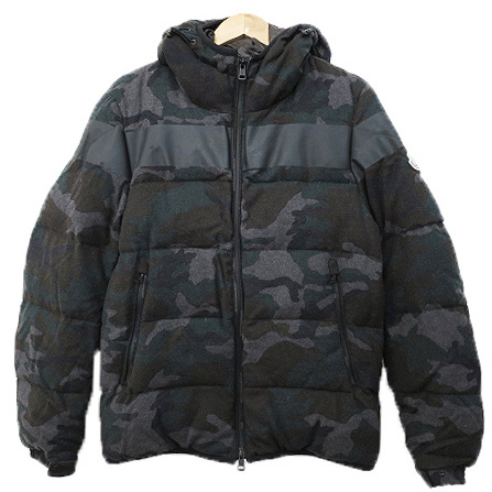 MONCLER 14AW ERAULT カモフラージュフーデッドダウンジャケット