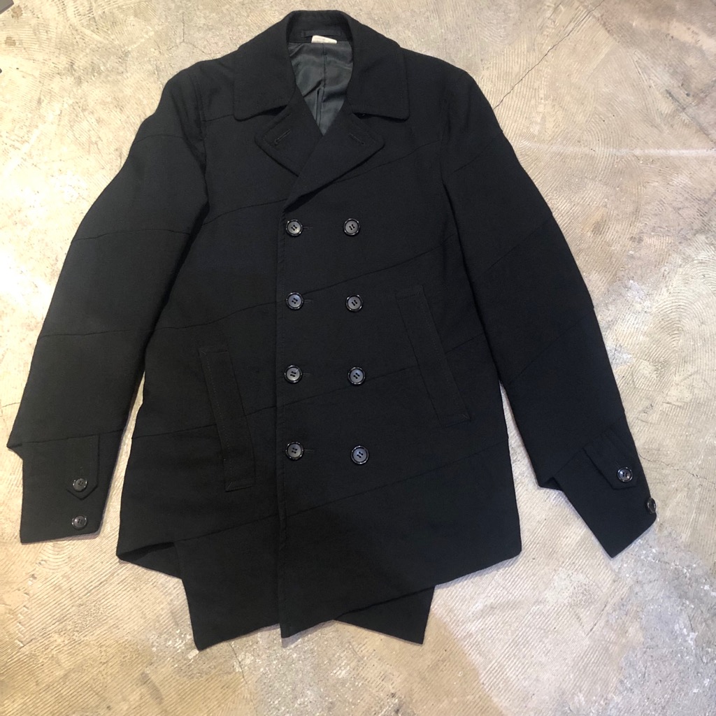 COMME des GARCONS HOMME PLUS 15AW 螺旋捻れウールロングジャケット