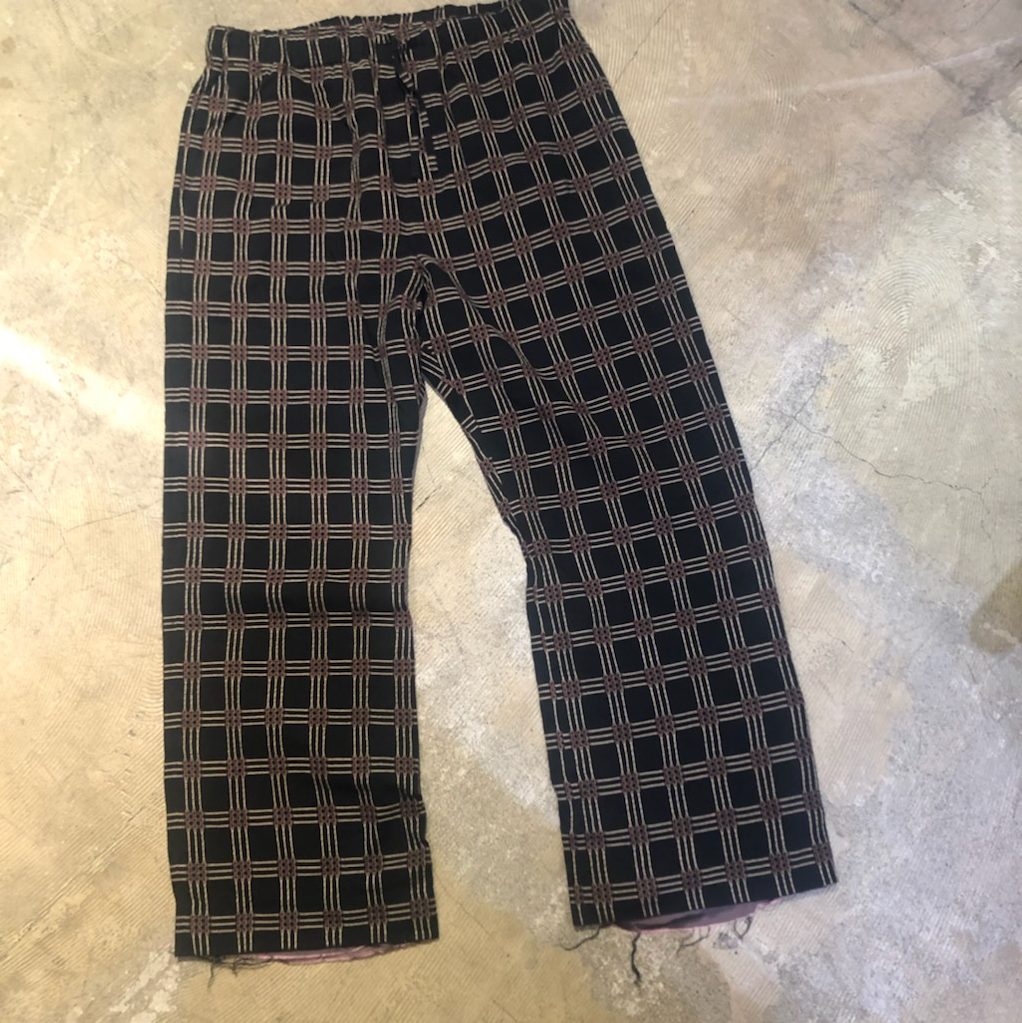 Needles 17AW STRING EASY PANT C/R DOBBY PLAID