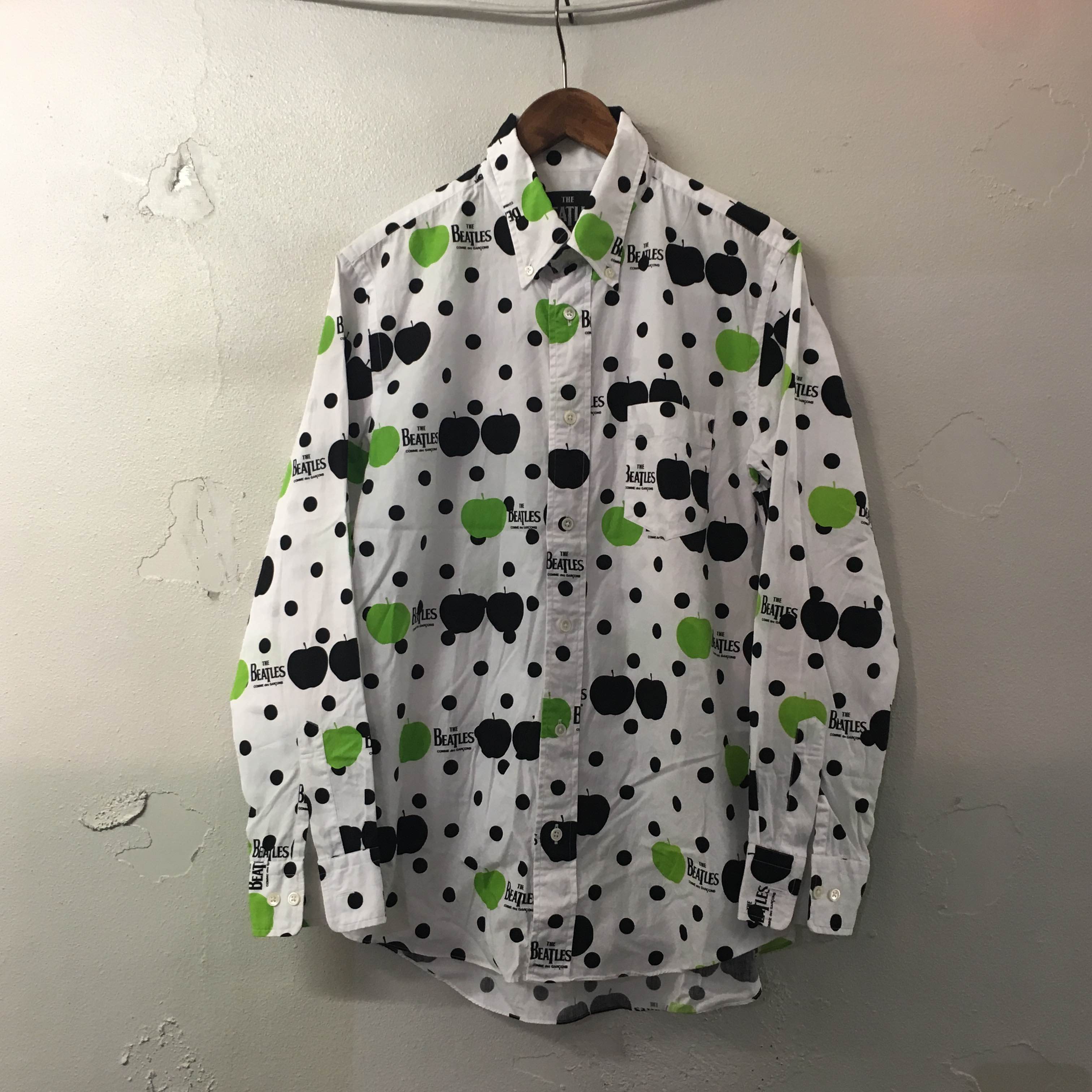 COMME des GARCONS THE BEATLES 09AW アップルドットB.Dシャツ L