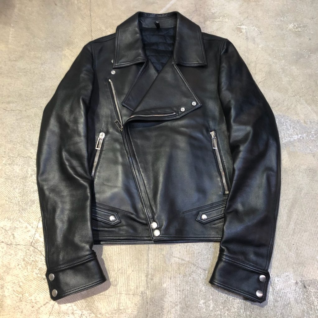 DIOR HOMME 09AW レザーダブルライダースジャケット