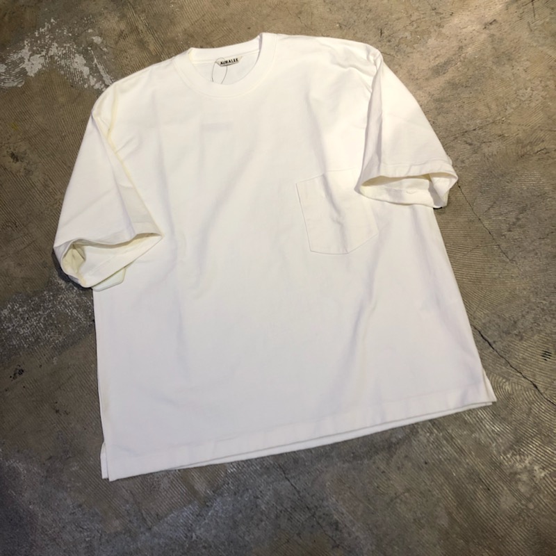 AURALEE 19SS STAND-UP TEE