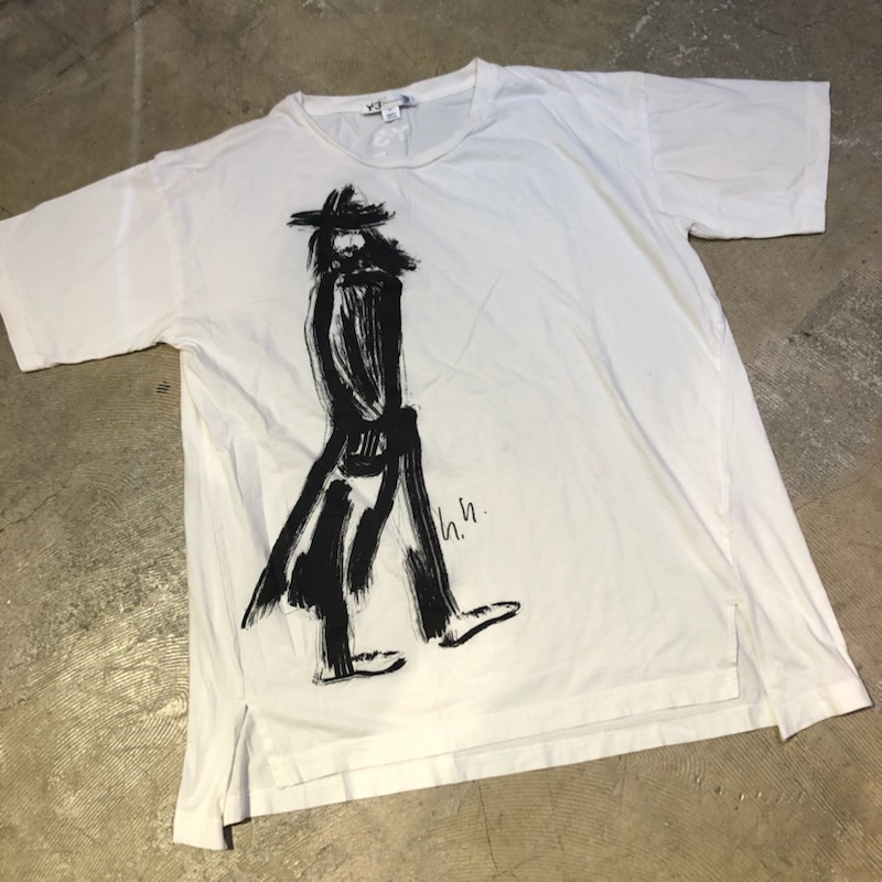 Y-3 16SS スケッチプリントTシャツ