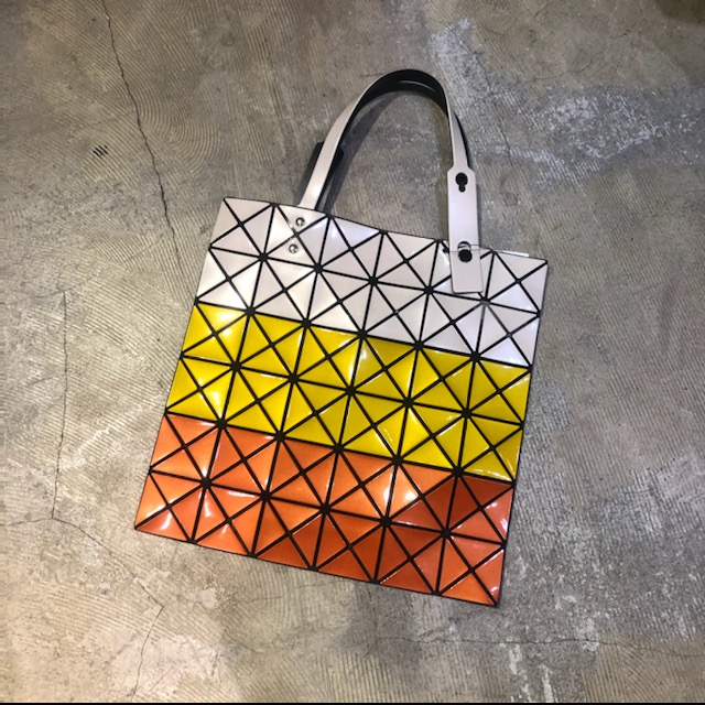 BAO BAO ISSEY MIYAKE マルチカラージオメトリックトートバッグ