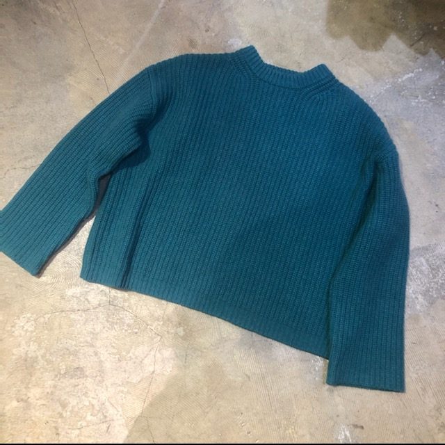 UNUSED 17AW 3G CREW NECK KNIT