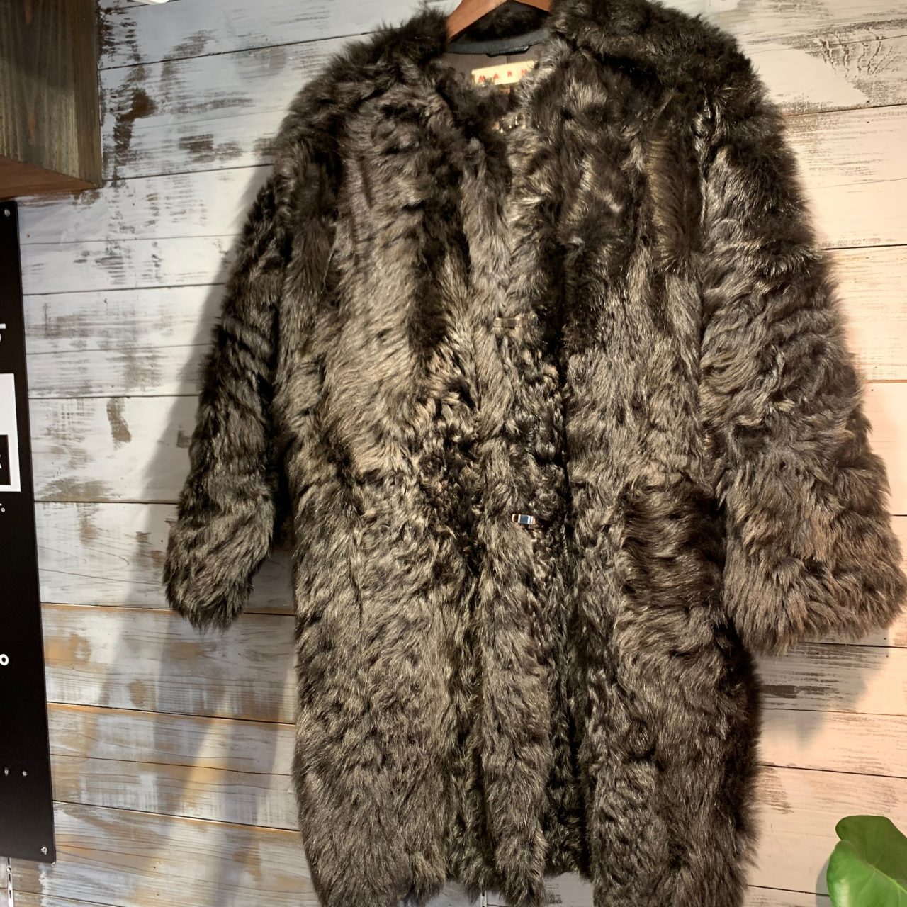 MARNI 17AW Sheepskin fur coat