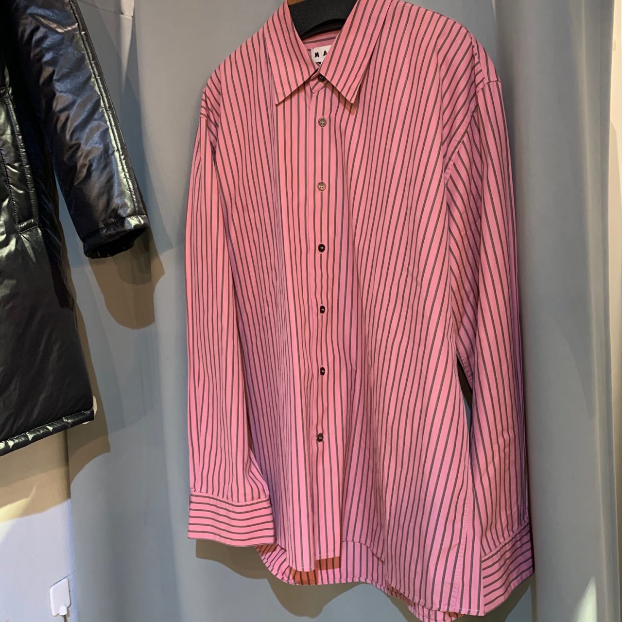 MARNI 18SS Oversized Striped Shirt