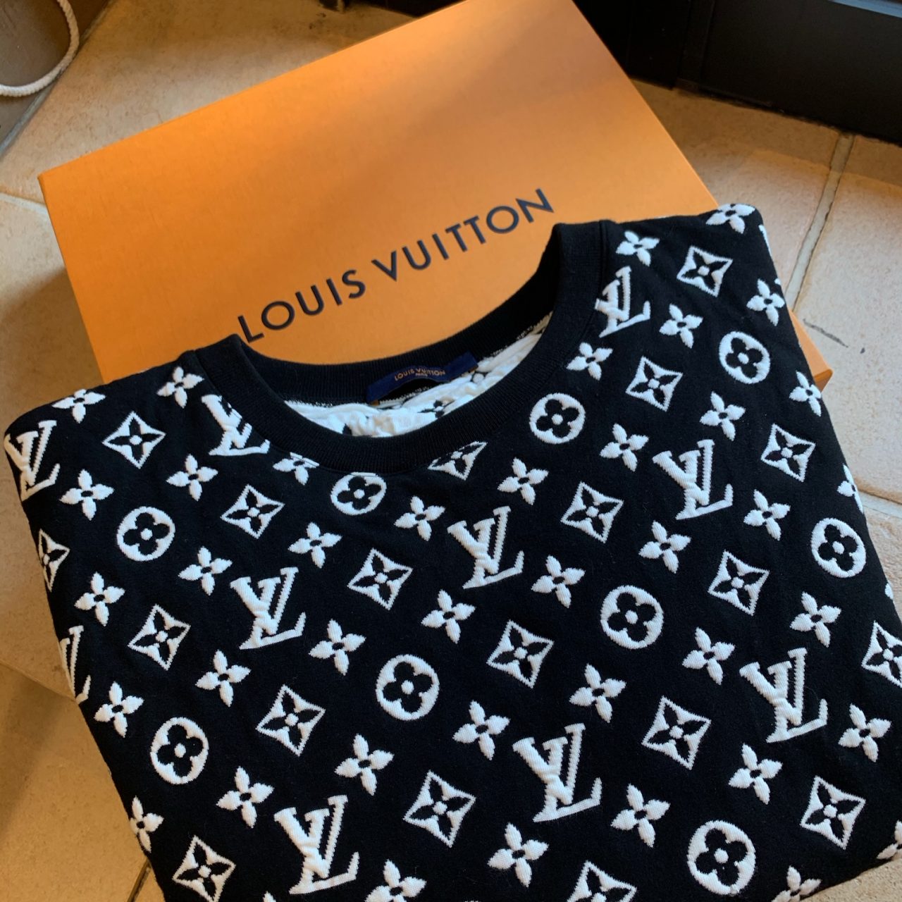 LOUIS VUITTON 20SS Full Monogram Jacquard Sweat Shirt