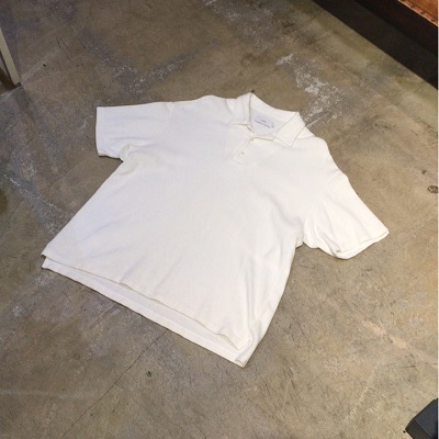 Graphpaper 18SS BIG PIQUE OPEN NECKED POLO SHIRT